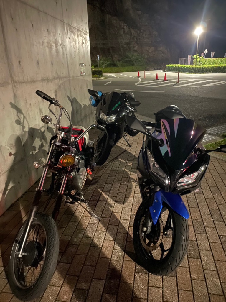 仲良くツーリング